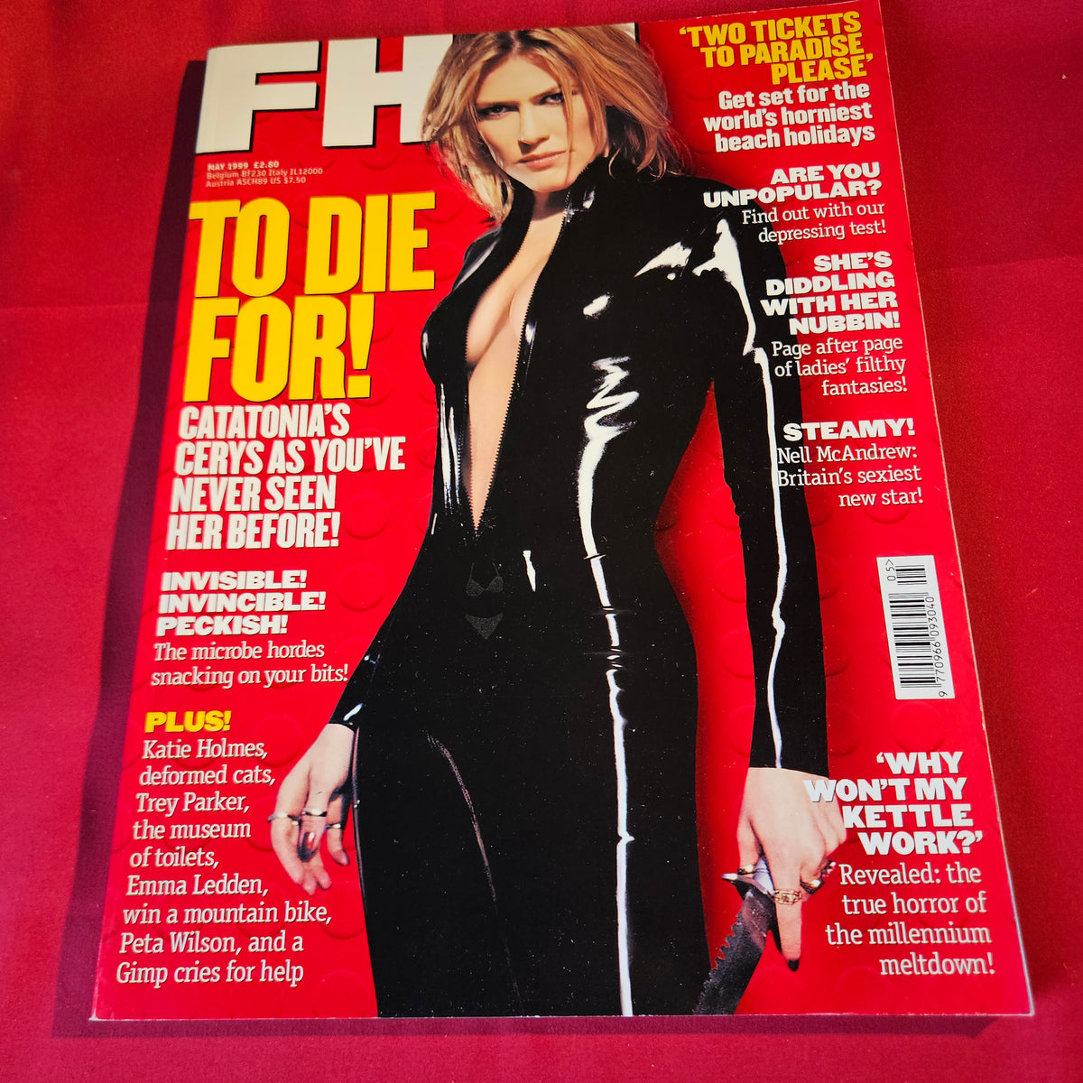 FHM Magazine May 1999 Cerys Matthews Nell McAndrew Peta Wilson SKU 1548