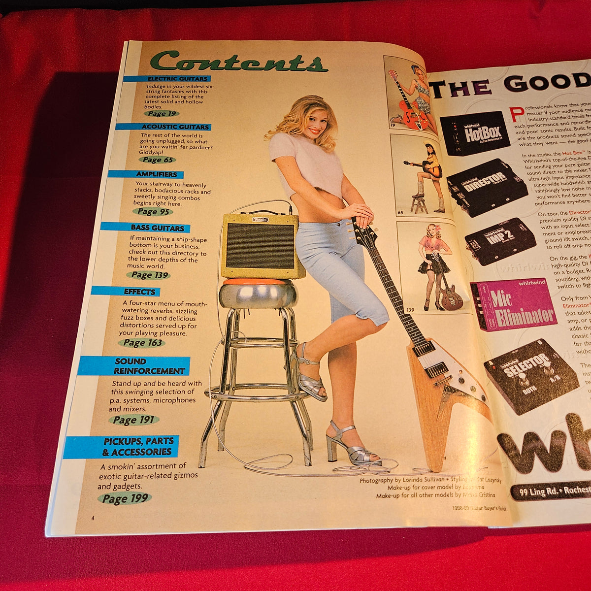 Guitar World Buyer's Guide Magazine 1998-99 3000 Products Gretsch SKU 1549