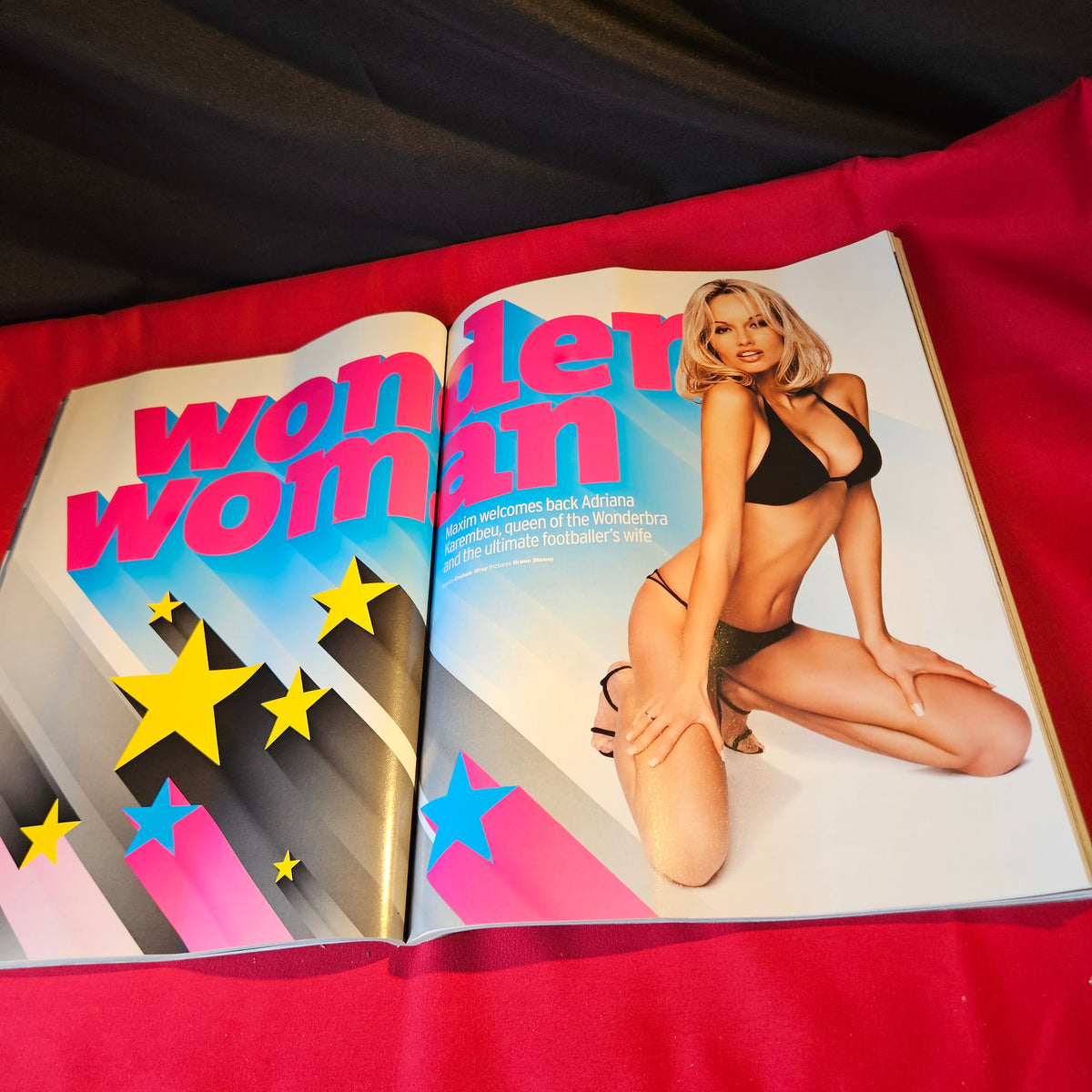 Maxim Magazine April 2002 Adriana Karembeu Model Issue Susan Ward SKU 1550