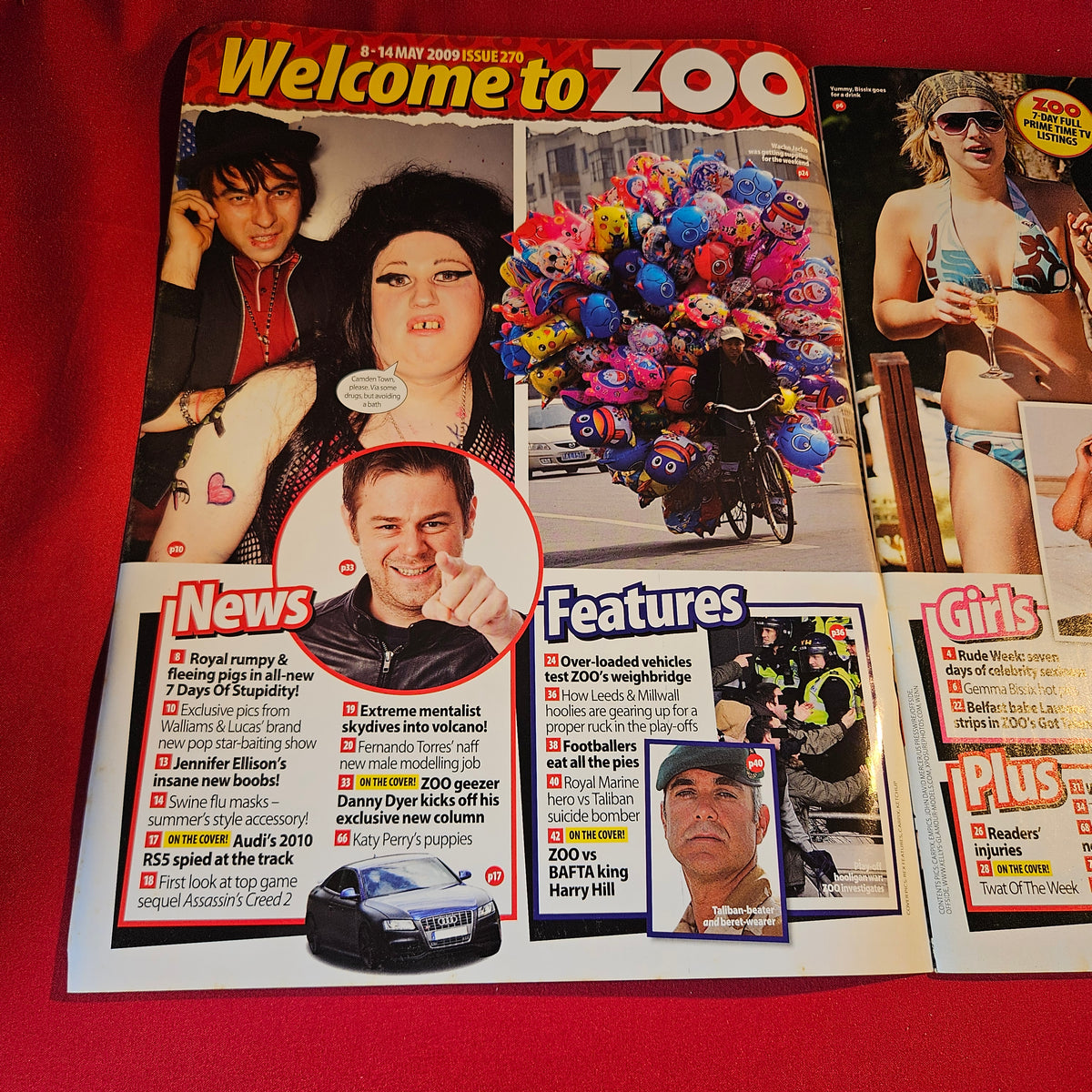 Zoo Magazine 8-14 May 2009 Alice Goodwin Danny Dyer Steven Gerrard SKU 1552