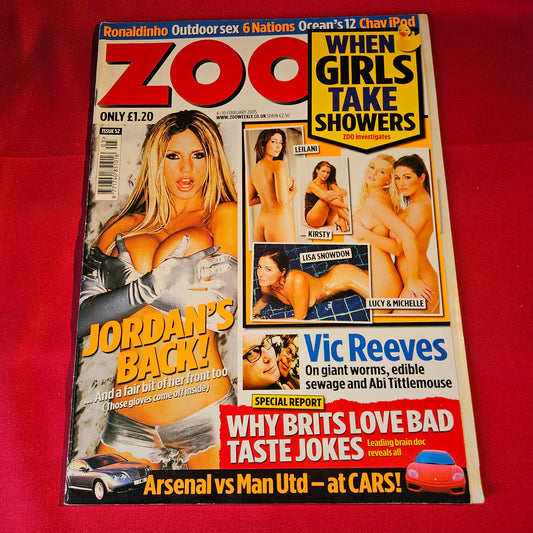 Zoo Magazine 4-10 February 2005 Jordan Katie Price Lisa Snowdon Issue 52 SKU 1552