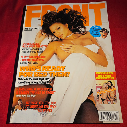 Front Magazine December 2002 Gabrielle Richens GTA Vice City Roy Chubby Brown SKU 1558