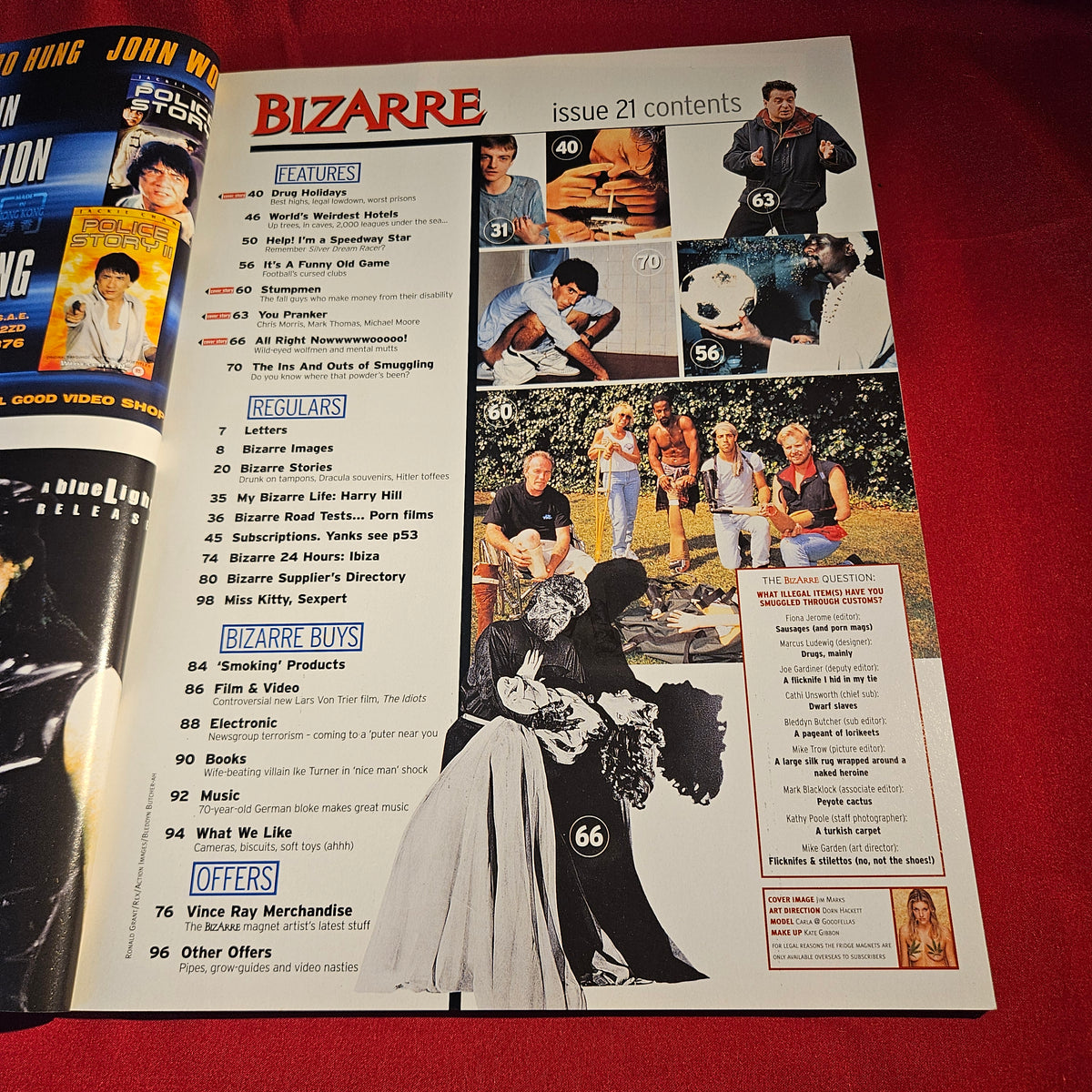 Bizarre Magazine June 1999 Issue 21 Chris Morris Mark Thomas Michael Moore SKU 1558