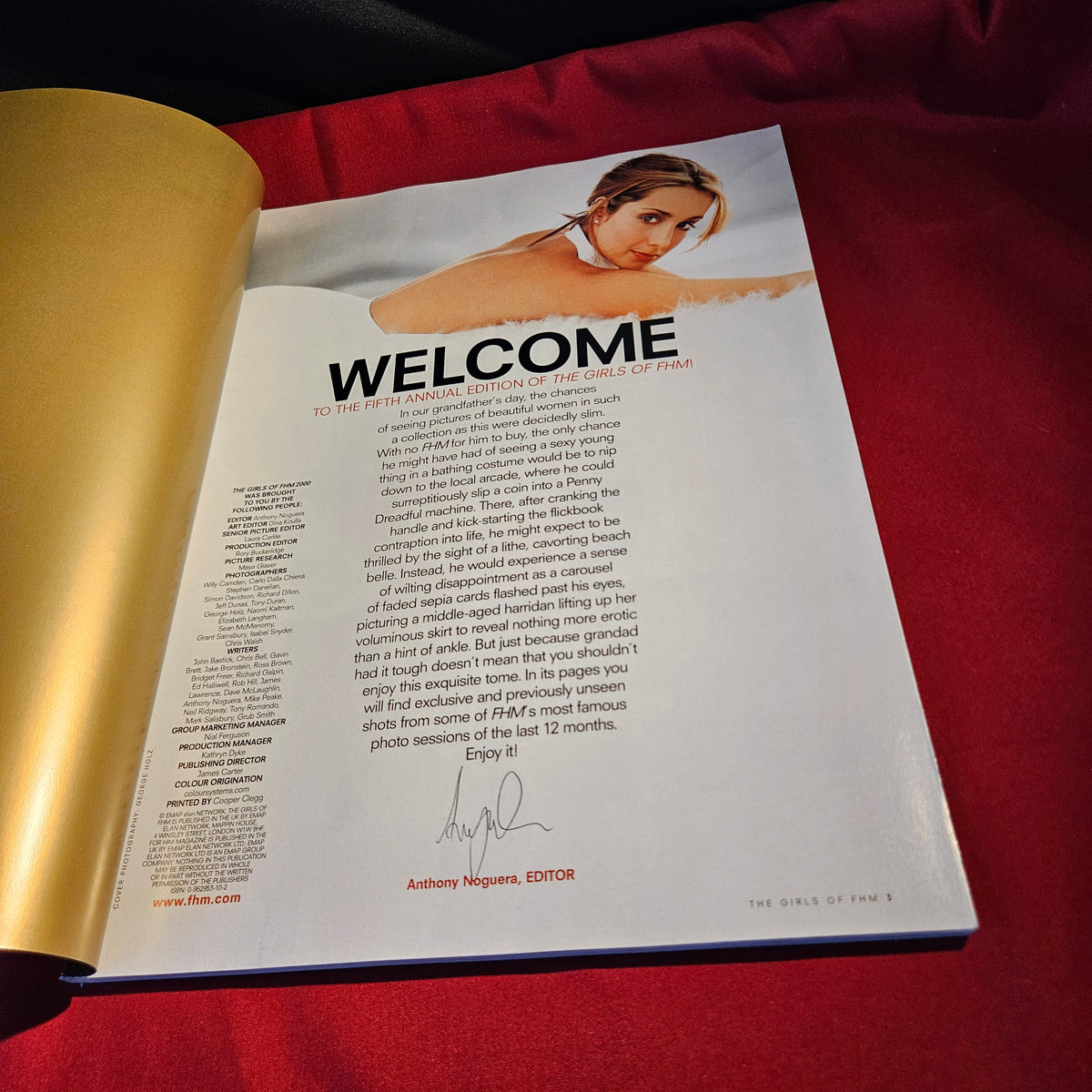 The Girls of FHM Magazine 2000 POSTERS Special Collectors Edition Kelly Brook Carmen Electra SKU 1559