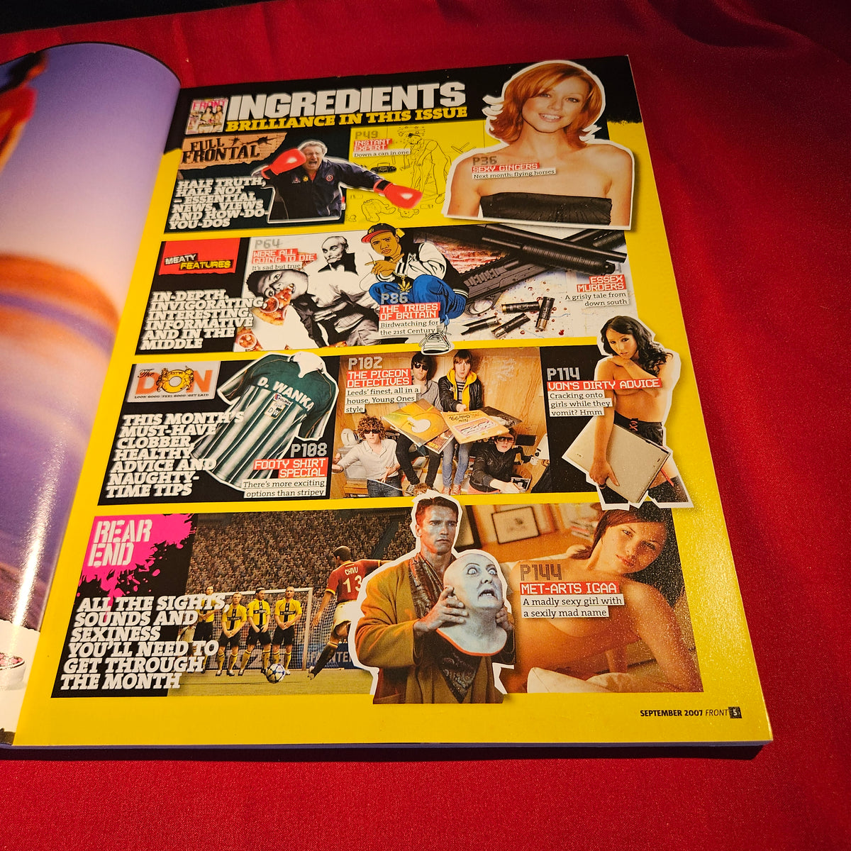 Front Magazine October 2007 Kitty Lea Keeley Dean Chav Emo Issue 110 SKU 1560