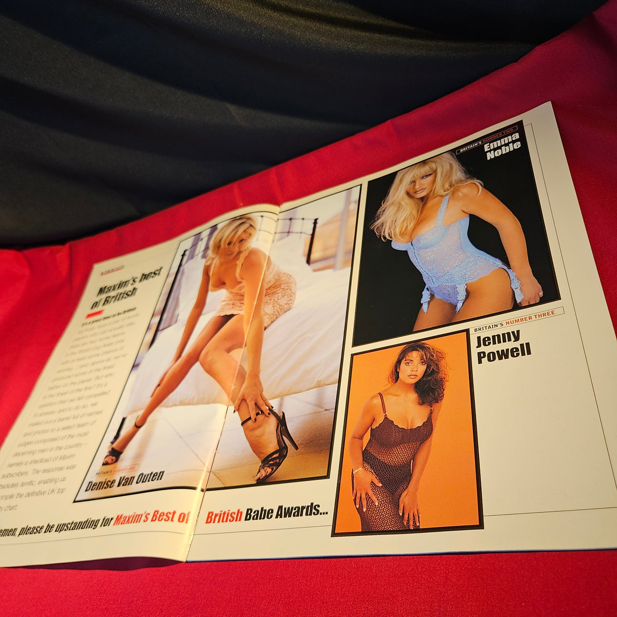 Maxim Magazine Best Of British Babes Special Collectors Edition March 1998 SKU 1561