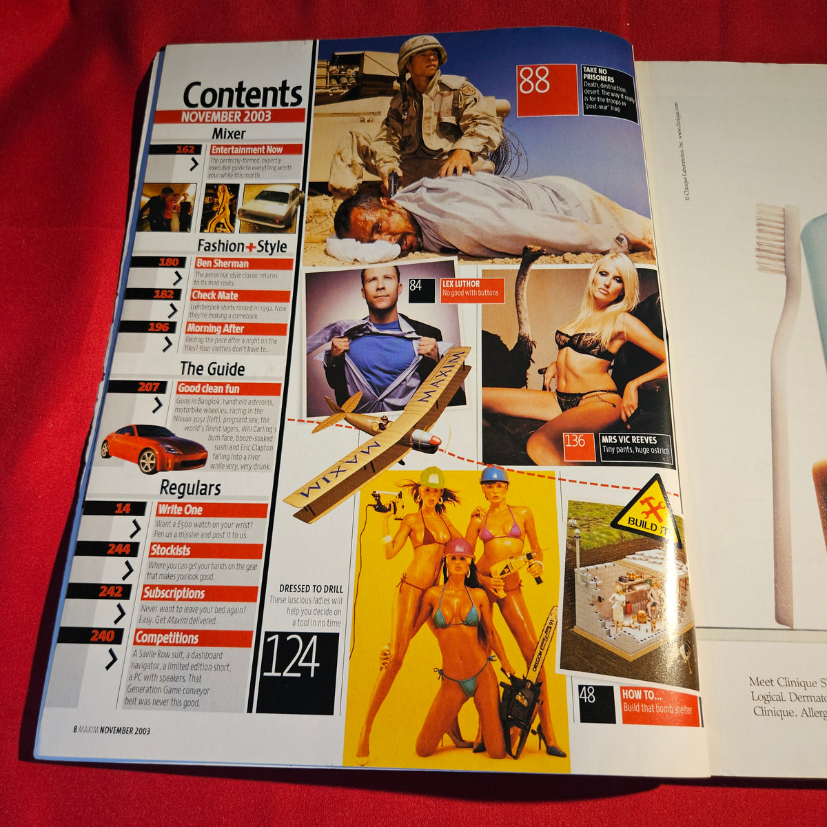 MAXIM Magazine November 2003 Mariah Carey Frank Skinner Martin Johnson Jessica Alba SKU 1561