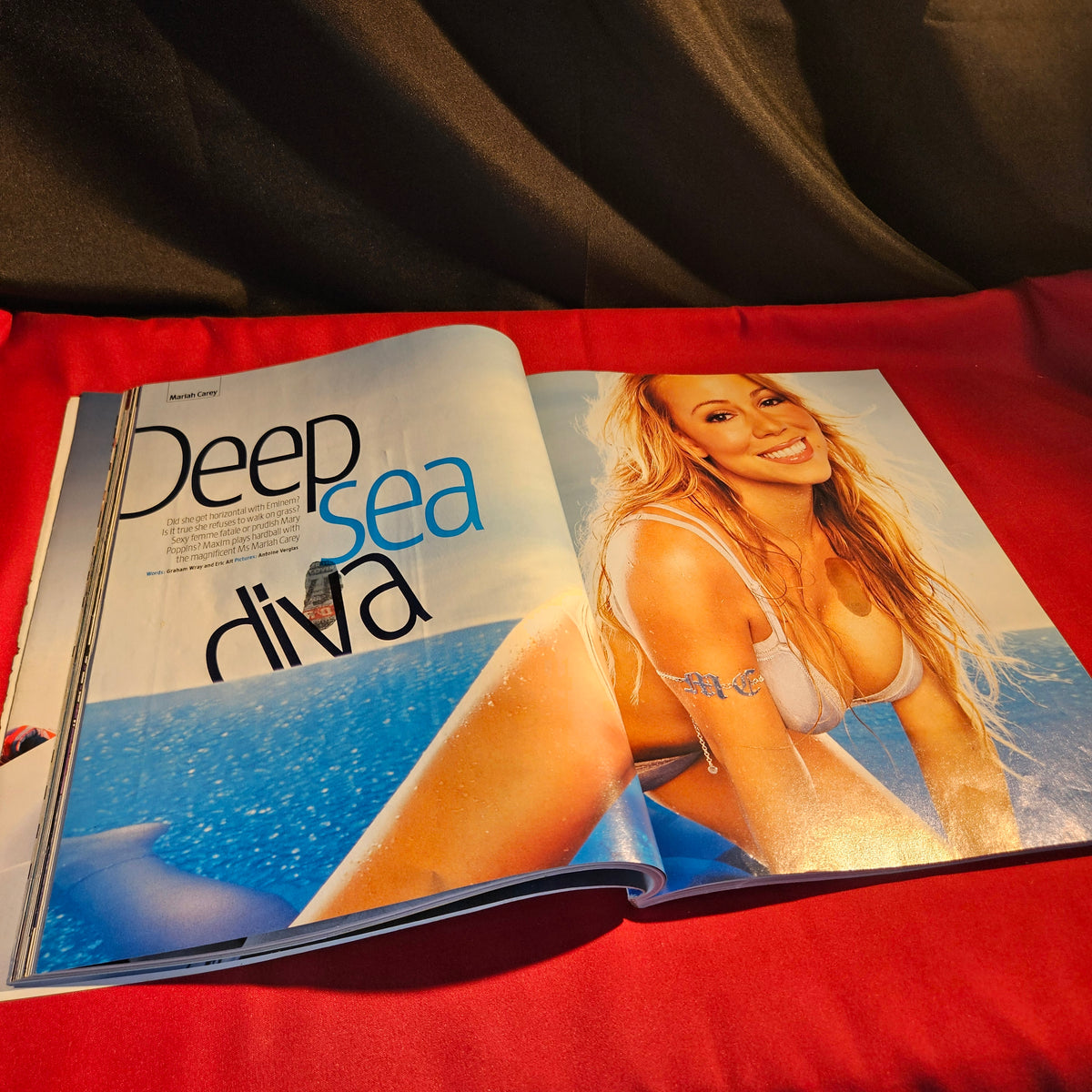 MAXIM Magazine November 2003 Mariah Carey Frank Skinner Martin Johnson Jessica Alba SKU 1561