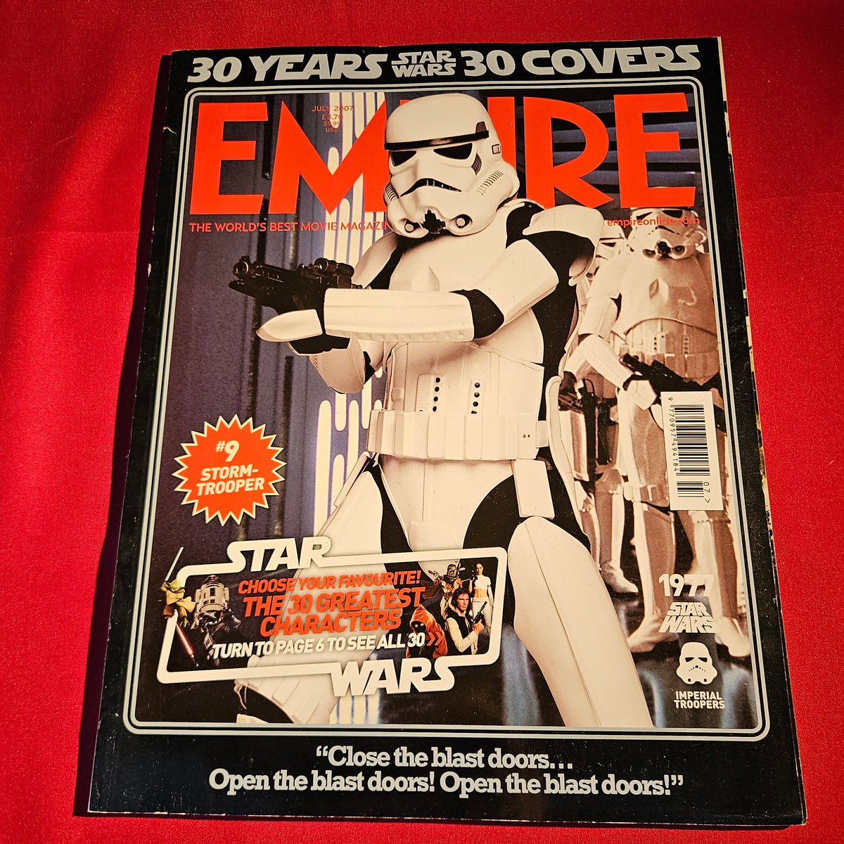 Empire Magazine July 2007 Star Wars 30 Covers Stormtrooper Jessica Alba Harry Potter Mike Myers SKU 1562