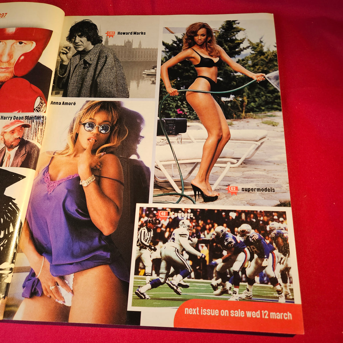 Loaded Magazine March 1997 Cindy Crawford Tyra Banks Eva Herzigova SKU 1563