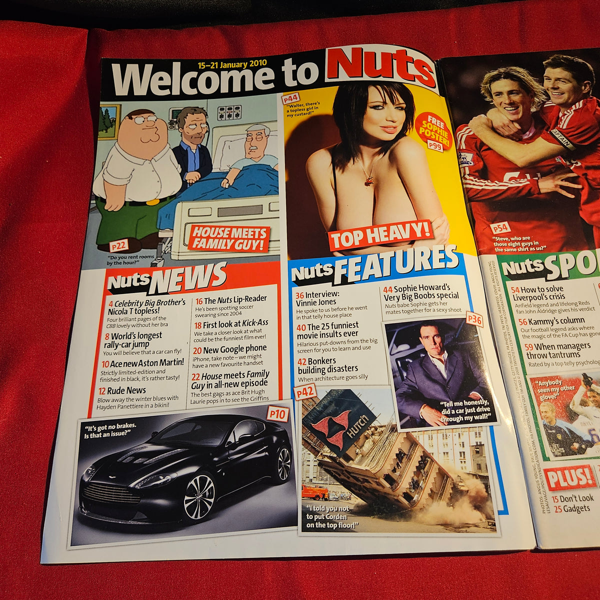 Nuts Magazine 15-21 January 2010 Sophie Howard Lindsey Strutt Peta Todd 1565