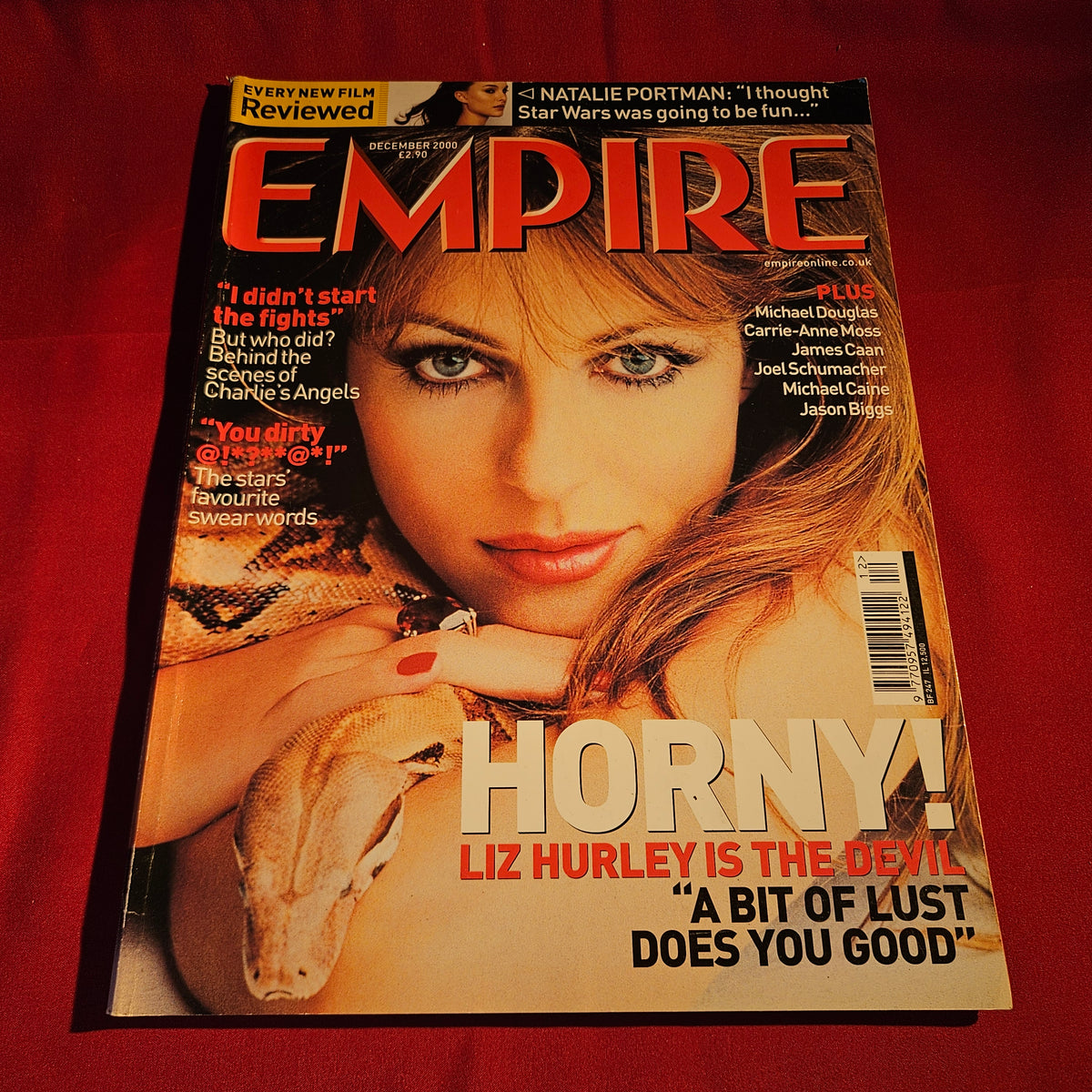 Empire Magazine December 2000 Liz Hurley Natalie Portman Charlies Angels SKU 1567