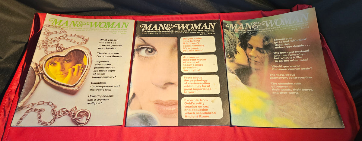 23x Man & Woman Marshall Cavendish Encyclopaedia Magazine Job Lot/Bundle BJL0148