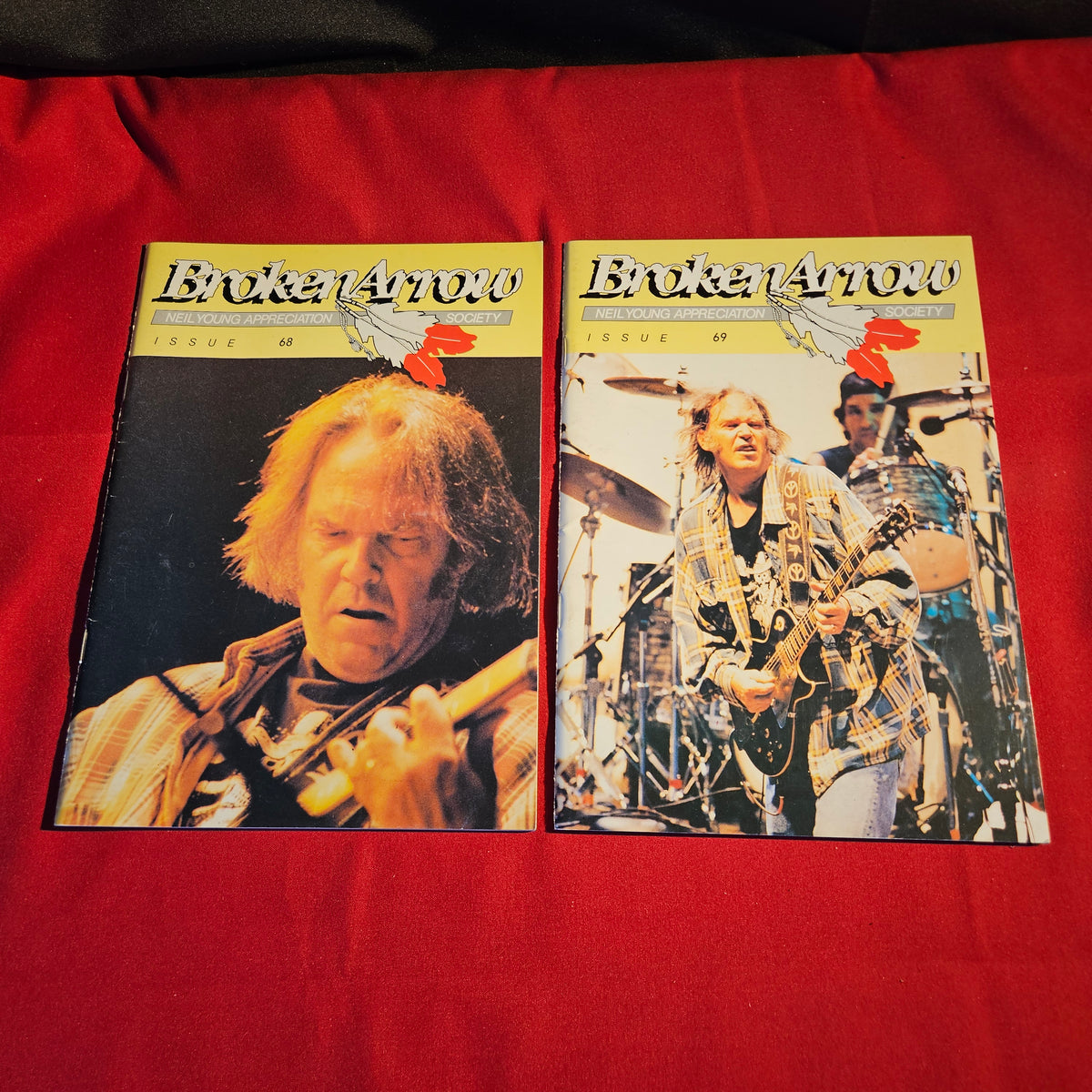5x Broken Arrow Neil Young Appreciation Society Magazine Job Lot/Bundles Issues 65–69 BJL0151