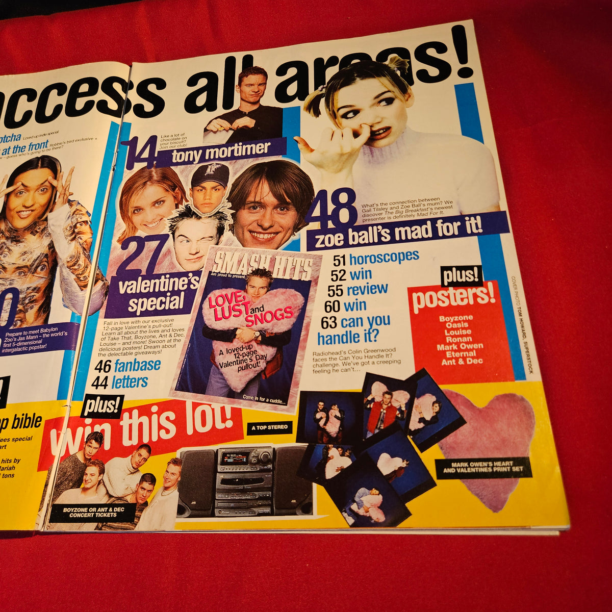 Smash Hits Magazine 14–27 February 1996 Babylon Zoo Oasis Blur Boyzone SKU 1570