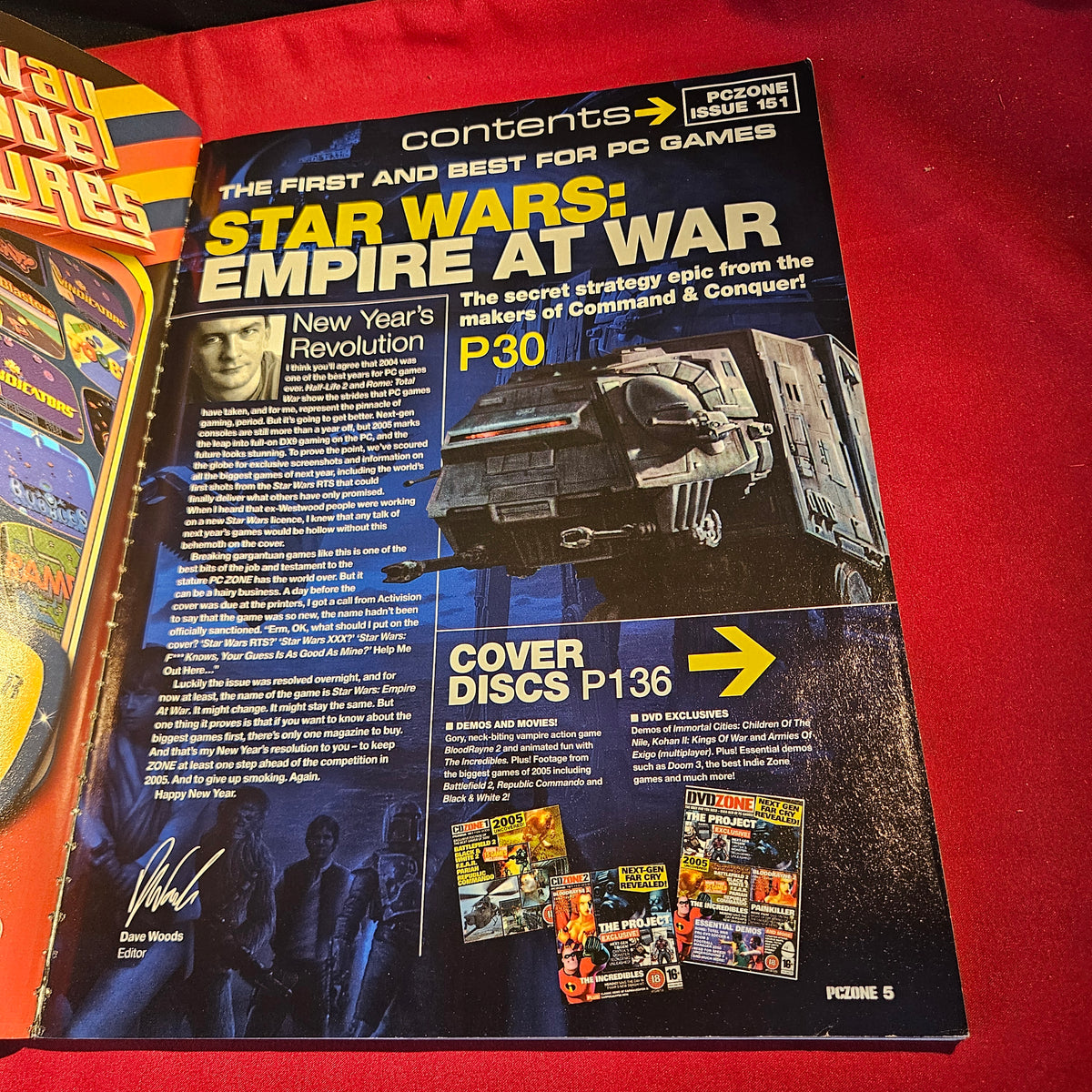 PC Zone Magazine February 2005 Issue 151 Star Wars Empire at War SKU 1572