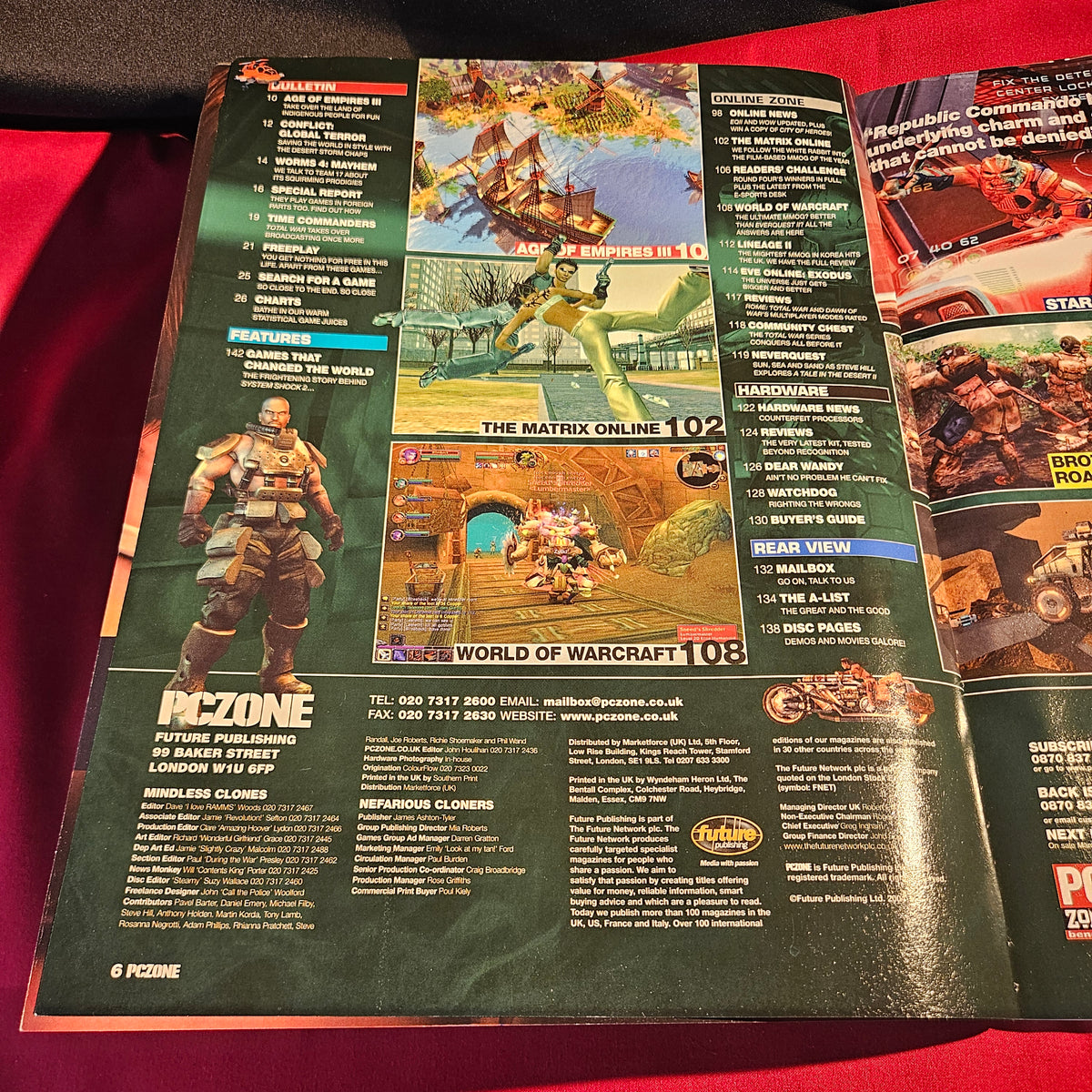 PC Zone Magazine March 2005 Issue 152 Star Wars Republic Commando SKU 1572