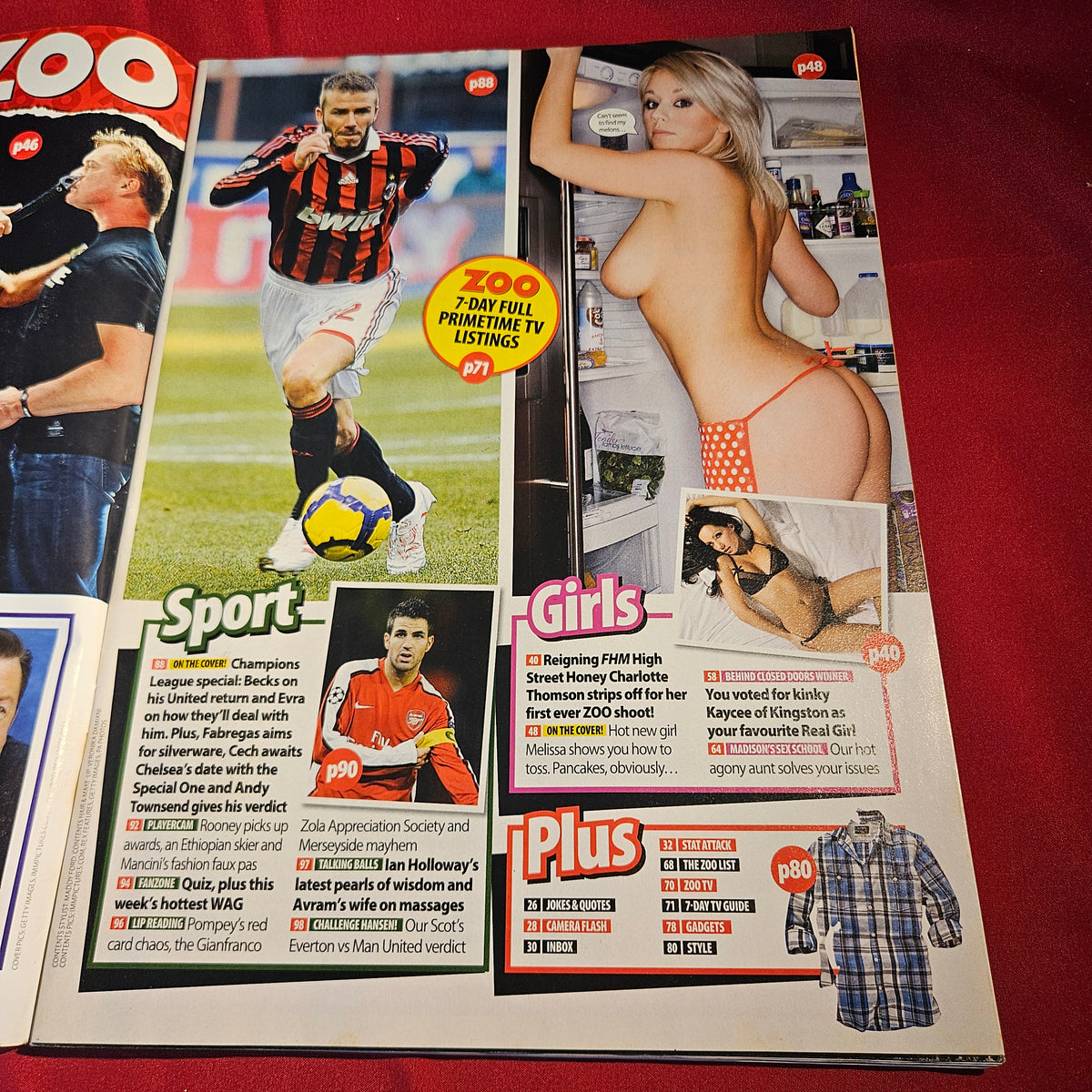 Zoo Magazine 19-25 February 2010 No 310 Rhian Sugden Charlotte Thompson 1573