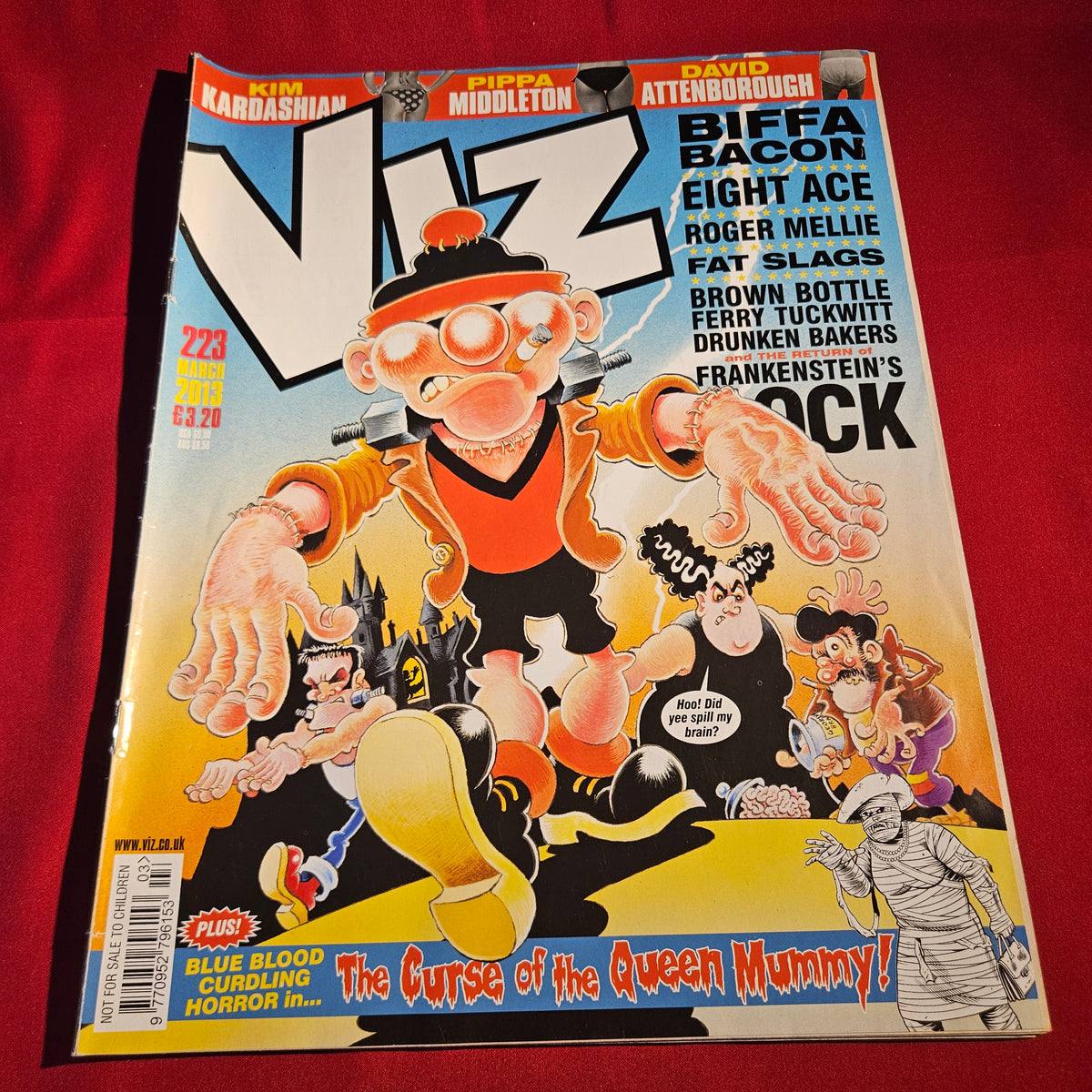 Viz Magazine March 2013 Issue 223 Kim Kardashian Pippa Middleton Biffa Bacon SKU 1574