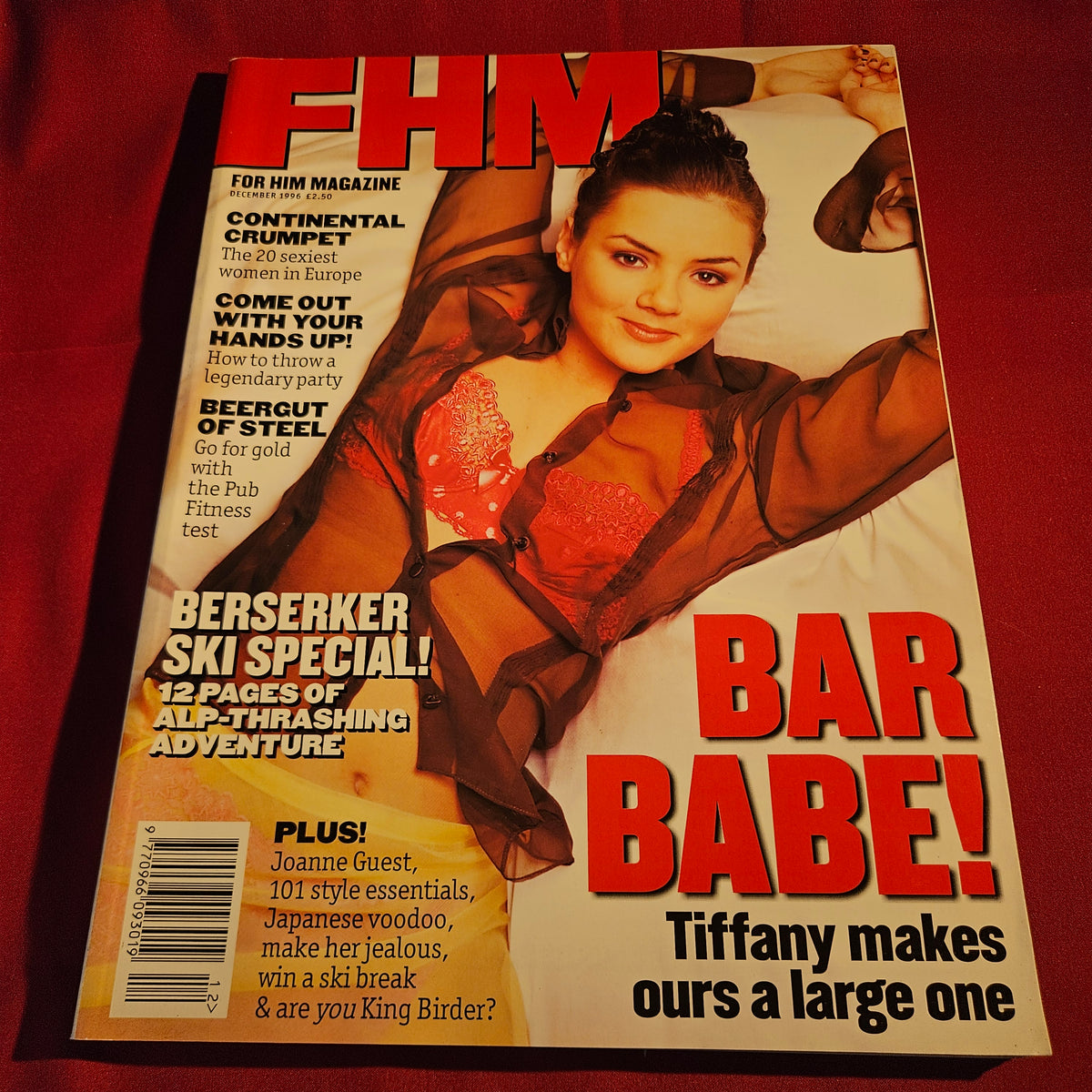 FHM Magazine December 1996 Issue 83 Tiffany Joanne Guest Eurobabes SKU 1576