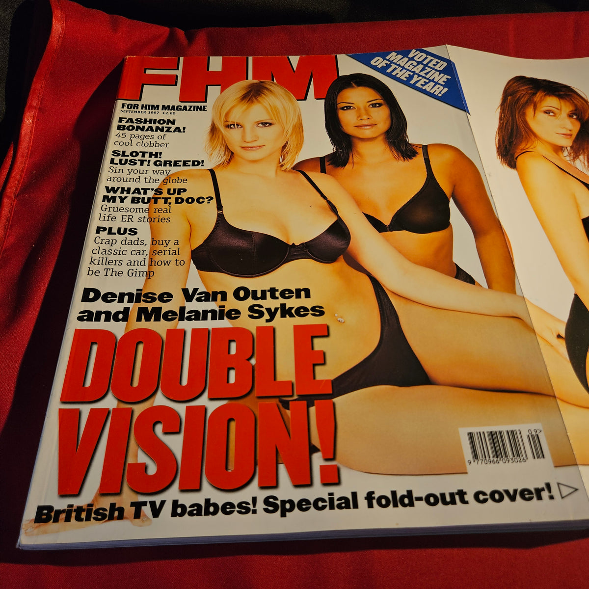 FHM Magazine September 1997 Issue 92 Denise Van Outen Melanie Sykes SKU 1576