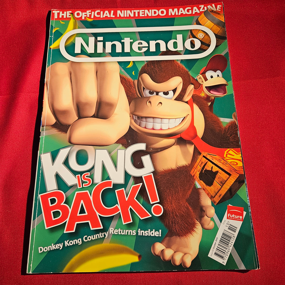 Official Nintendo Magazine October 2010 Issue 60 Donkey Kong Country SKU 1577