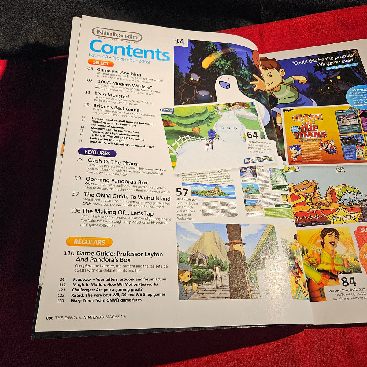Official Nintendo Magazine November 2009 Issue 48 Mario Sonic Winter SKU 1577