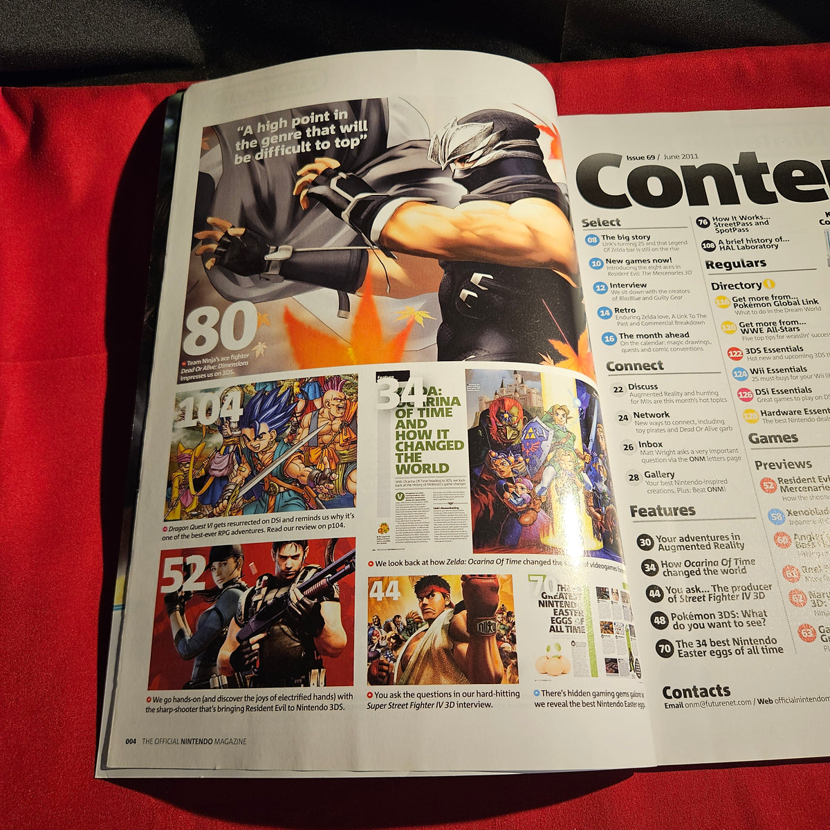 Official Nintendo Magazine June 2011 Issue 69 Dragon Quest Zelda 3DS SKU 1577