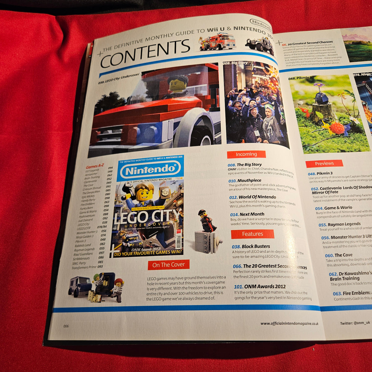 Official Nintendo Magazine February 2013 Issue 91 LEGO City Undercover SKU 1577