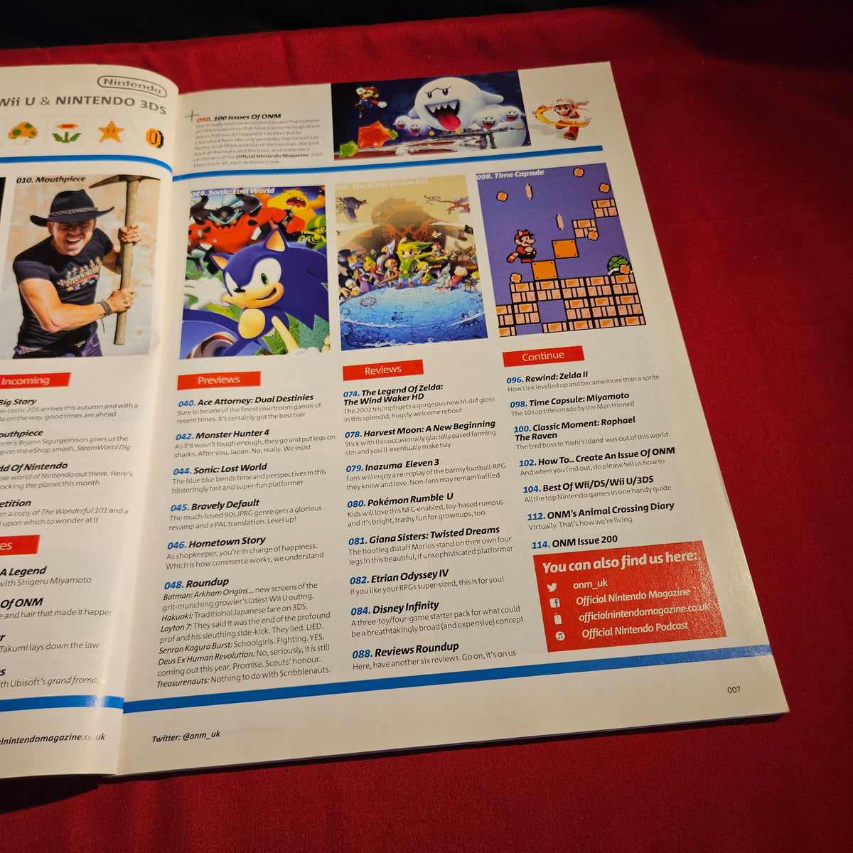 Official Nintendo Magazine November 2013 Issue 100 Zelda Miyamoto SKU 1577