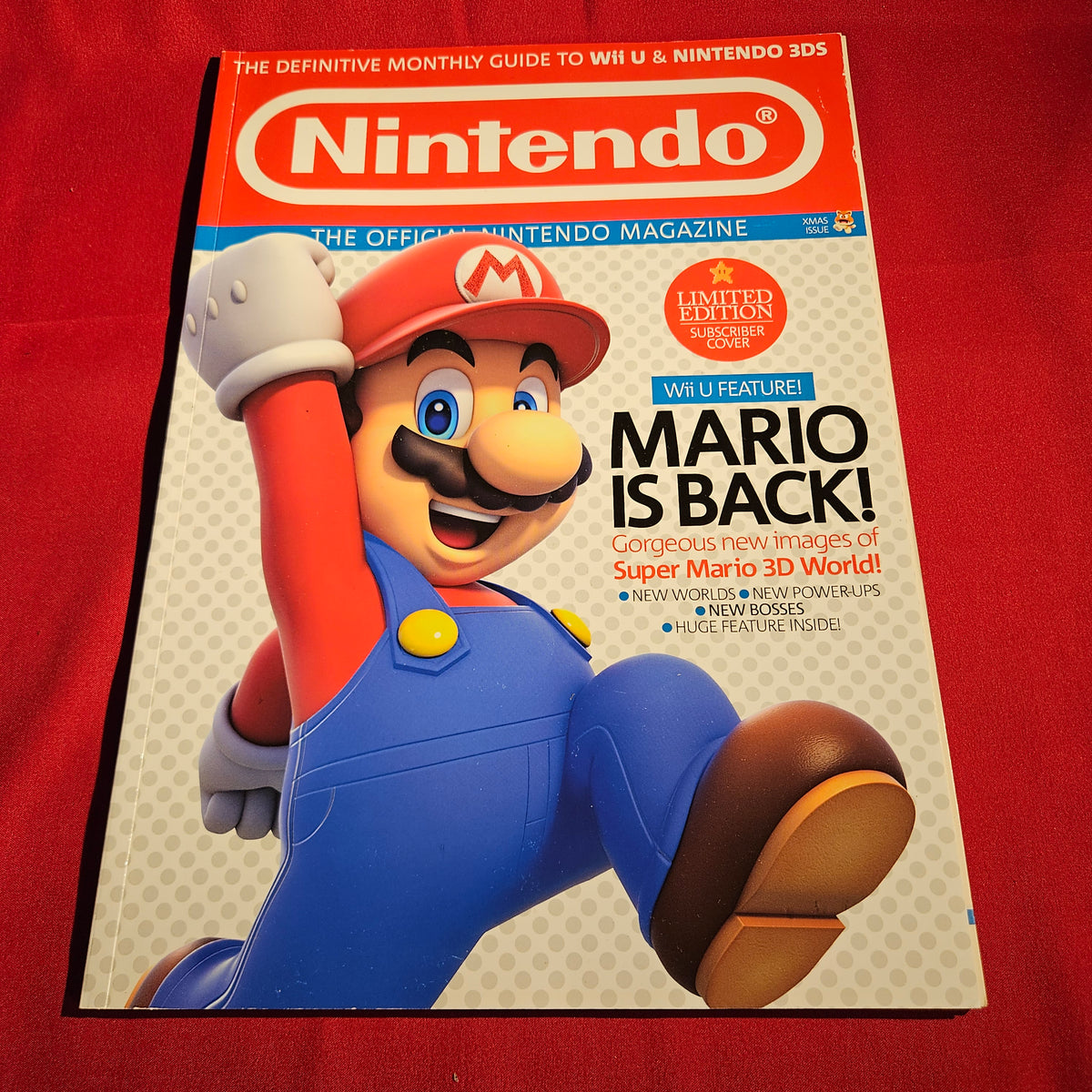 Nintendo Magazine Xmas 2013 Super Mario 3D World Wii U Limited SKU 1577