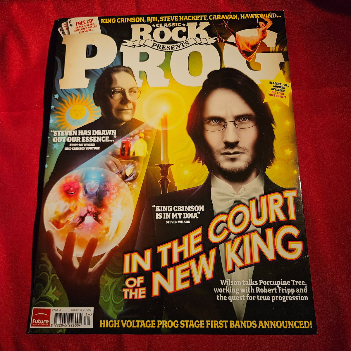 Classic Rock Prog Magazine Issue 14 Steven Wilson King Crimson Fripp CD SKU 1579