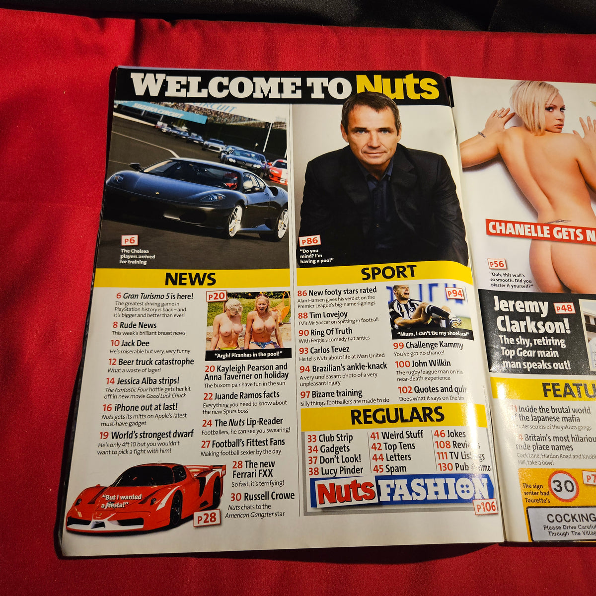 Nuts Magazine 9-15 November 2007 Chanelle Hayes Jeremy Clarkson SKU 1580