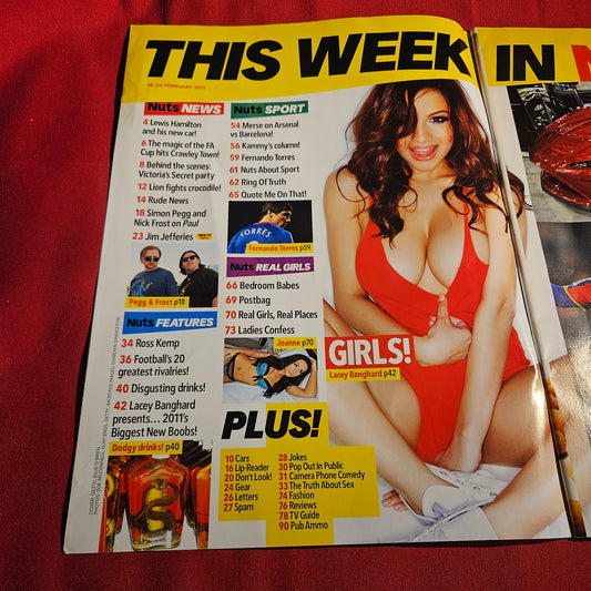 Nuts Magazine 18-24 February 2011 Lacey Banghard Sabine Charlotte April SKU 1583
