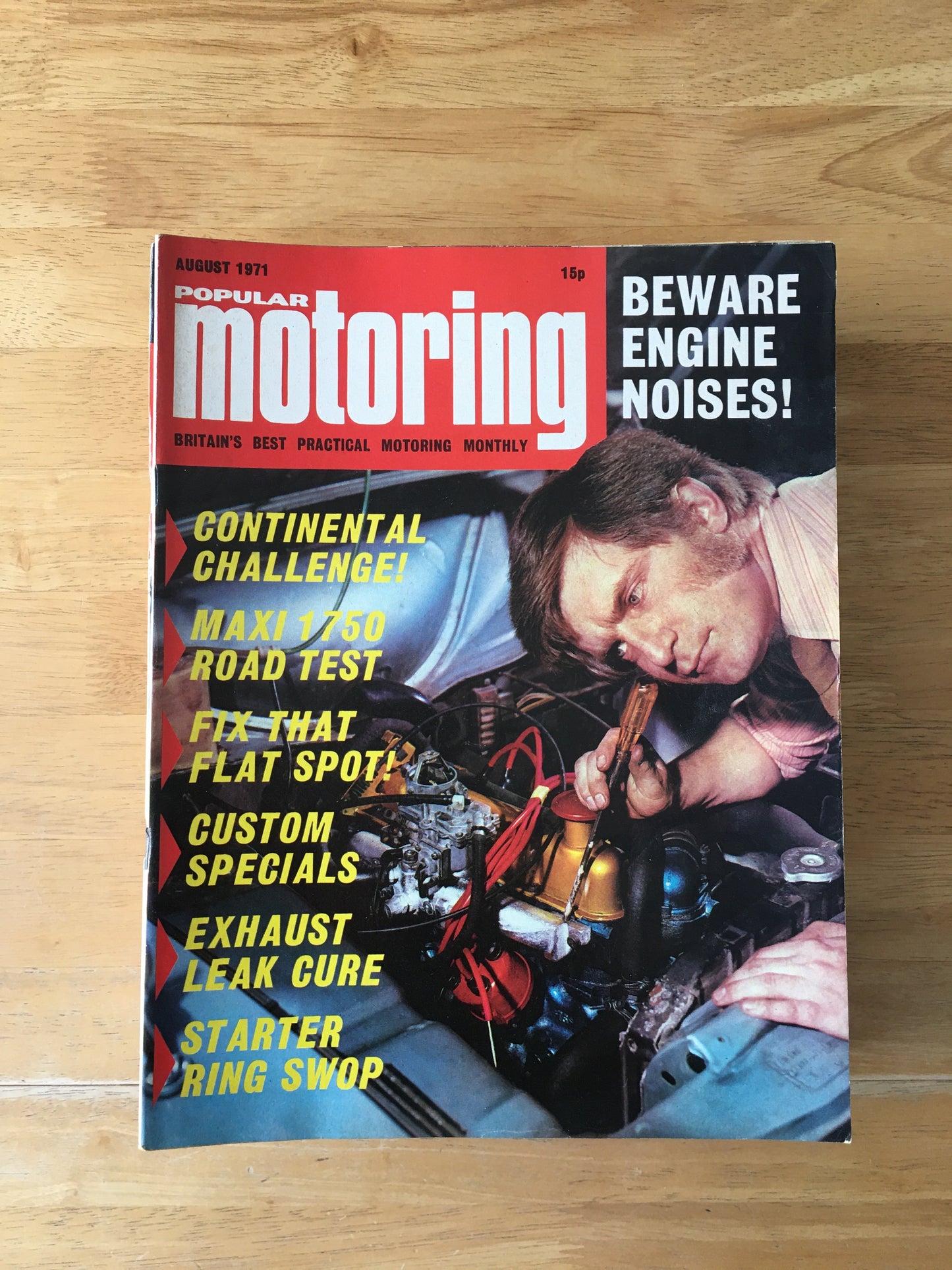 Popular Motoring Magazine August 1971 Maxi 1750 Road Test Exhaust Leak Cure